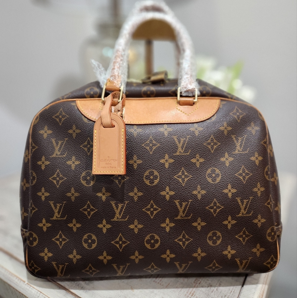 Louis Vuitton Deauville Brown Monogram Handbag